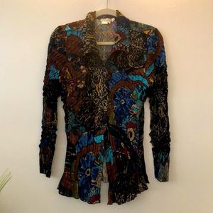 Alberto Mekali Blouse Size Large